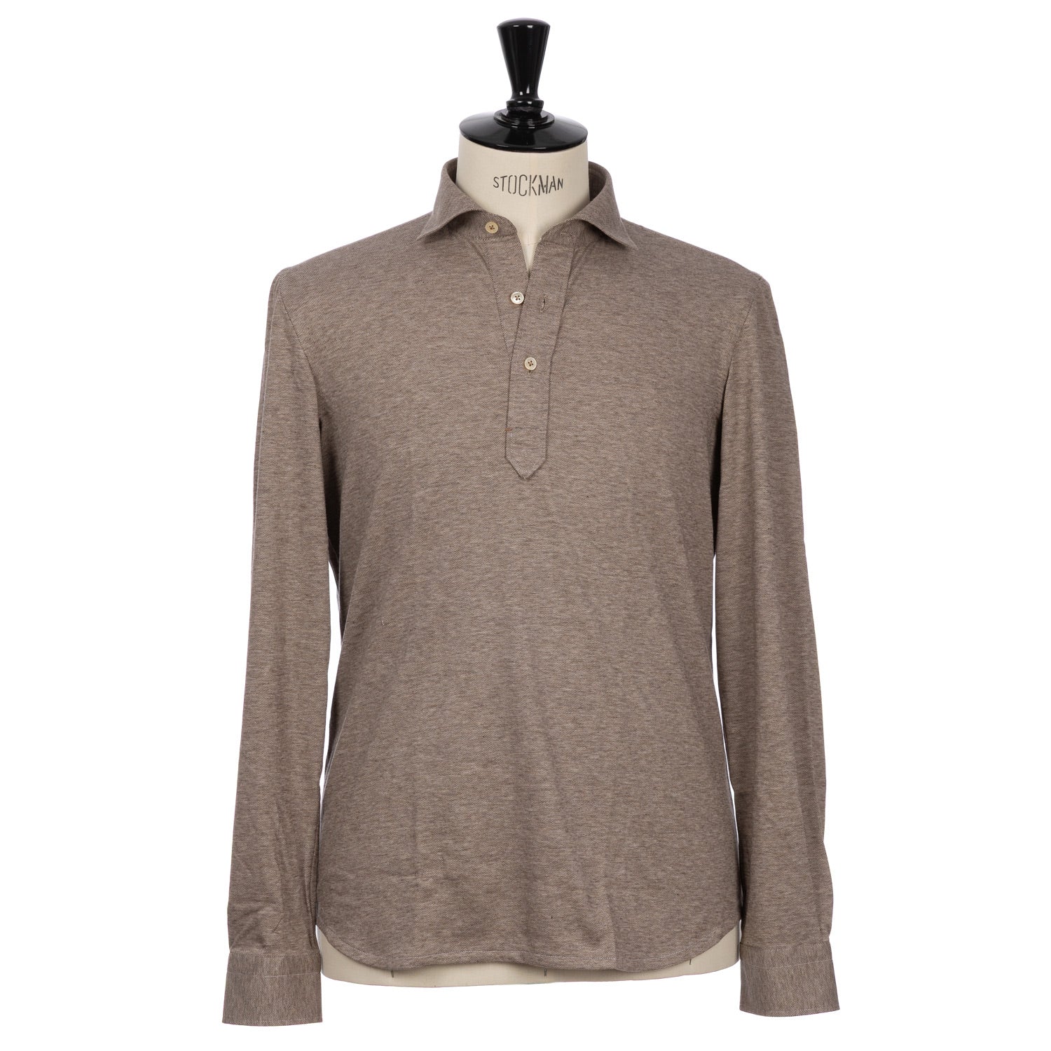 Polo Shirt "JFK" made of Cotton and Cashmere - handmade